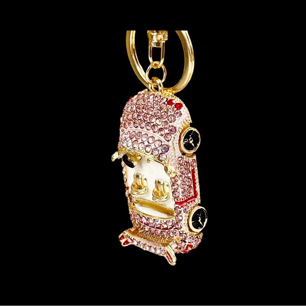 Luxury Bling Car Keychain | Rhinestone Crystal Key Ring - Picture 7 of 14